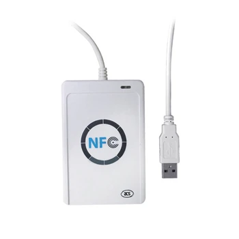 NFC четец ACR122U USB безконтактни Smart IC карта писател и четец Smart RFID копирни дубликатор UID сменяема карта с етикети