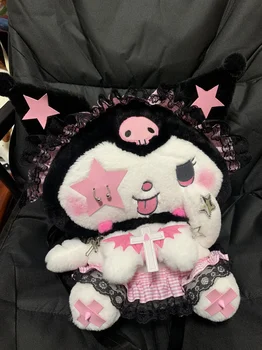 33cm Sanrio Kulomi раница Y2K Kawaii сладък готин дизайн Kulomi Crossbody чанта Plushie плюшено момиче подарък за рожден ден