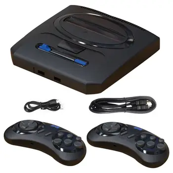 16-битов класически ретро MD Sega игрова конзола ForHDMI Home HD TV Game Console 2.4G безжична ръчна двойна игрова конзола с 2