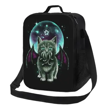 Custom Harajuku Call Of Cthulhu Lunch Bag Women Cooler Warm Insulated Lunch Boxes for Children School