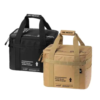 Къмпинг чанта за съхранение Оксфорд кърпа преносими съдове за готвене организатор къмпинг газ печка носят чанта пикник пот кутия за съхранение за пътуване барбекю