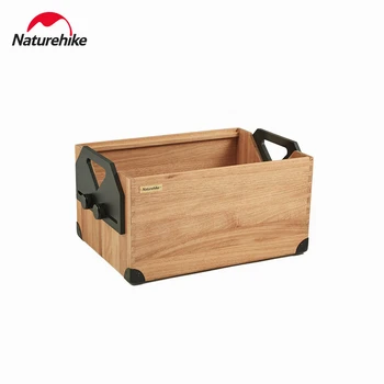 Naturehike Сгъваема кутия за съхранение от масивна дървесина Външна сгъваема кутия за съхранение Многофункционална къмпинг контейнер за съхранение на автомобили Box