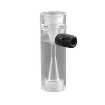Прозрачен PMMA акрилна вода инжектор напоителна система Venturi тор миксер Jet Devive органично стъкло ежектор (C)