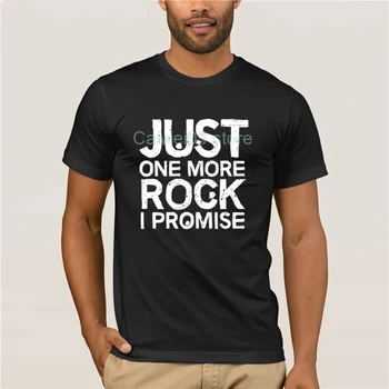New Summer Men's Casual марка мъжка риза Geology T Shirt Just One More Rock I Promise Geologist Gift fashion T shirt men
