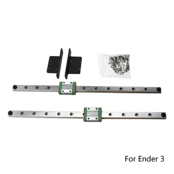за Ender3 Y-ос линеен водач ъпгрейд 300mm дължина с фиксирана задна плоча за Ender3 V2 линеен