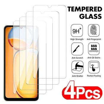 4Pcs пълно закалено стъкло за Redmi 12 12C 13C A1 A2 Plus Note 13 Pro протектор за екран Redmi K70 K60 K50 K50i K60E K70E стъкло филм