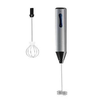 Електрически ръчен блендер за разпенване на мляко с USB зарядно устройство Bubble Maker Whisk Mixer за кафе капучино