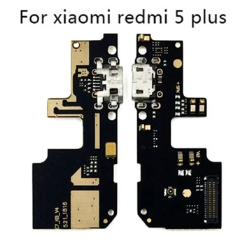 USB порт за зареждане Flex кабелна резервна част за Xiaomi Redmi 5 Plus