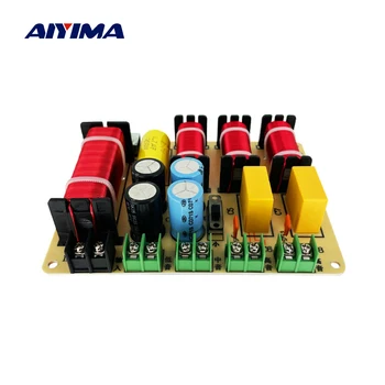 AIYIMA 1PC 250W 3-пътен аудио професионален високоговорител кросоувър бас среден клас двоен требъл независим филтър сплитер честота