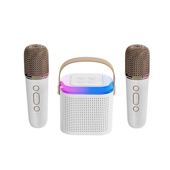 Безжичен караоке аудио Начало Bluetooth портативен високоговорител Пеене Забавление Караоке аудио интегриран микрофон