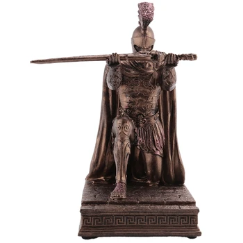 Knight Pen Holder With Helmet Statue Pen Holder Armor Roman Knight With Magnetic Pen Holder Phone Stand