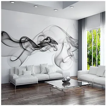 beibehang Персонализиран 3D фото тапет Облаци дим абстрактни художествени тапети модерен минималистичен спалня диван TV стена стенопис хартия