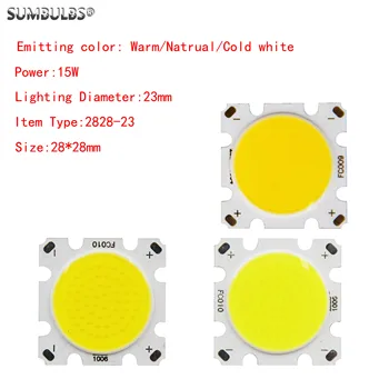 SUMBULBS LED COB източник на светлина 15W DC LED осветителни тела Компоненти за проследяване на крушка таванна лампа