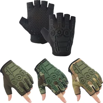 мъже Тактически ръкавици с половин пръст Външна военна армия Спорт Стрелба Пешеходен туризъм