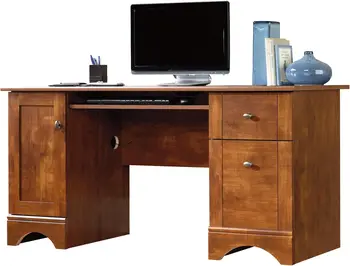 Компютърно бюро, покритие на Brushed Maple