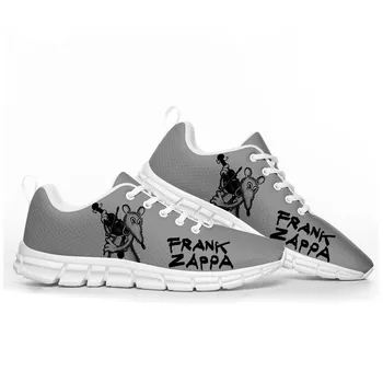 Frank Zappa рок музикант спортни обувки мъжки жени тийнейджър деца деца маратонки случайни потребителски висококачествени двойка обувки бели