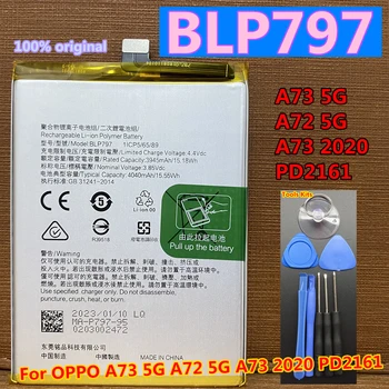 Нова оригинална 4040mAh BLP797 батерия за OPPO A73 5G, A72N 5G, A73 2020, A72 5G PDYM20, A53 5G резервни телефонни батерии