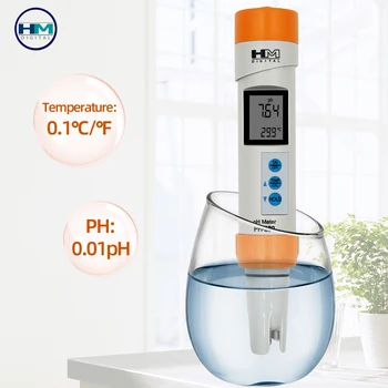  HM Digital PH-200 водоустойчив PH метър температура с автоматична функция за калибриране PH качество на водата писалка тестер
