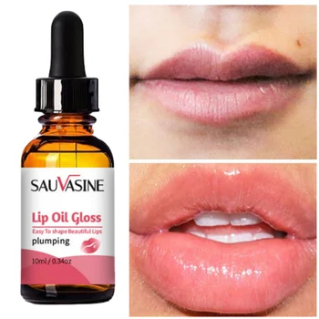 Instant Lip Plump Serum Extreme Volume Increase Lips Elasticity Oil Moisturize Reduce Lip Lines Fuller Filler Sexy Lip Gloss