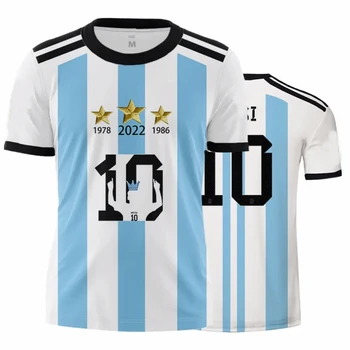 Аржентинска национална емблема флаг 3d печат лятна детска тениска случайни извънгабаритни O-образно деколте пуловер патриотична тенденция детски дрехи