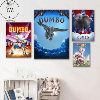 Nordic Cartoon Disney Dumbo Canvas Painting Modern Art HD Printing Poster Wall Decor Artwork Living Room Decoration Painting
