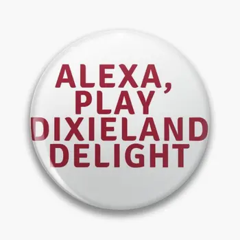 Alexa Play Dixieland наслада мек бутон ПИН бижута карикатура творчески подарък декор дрехи яка любовник метална шапка брошка мода
