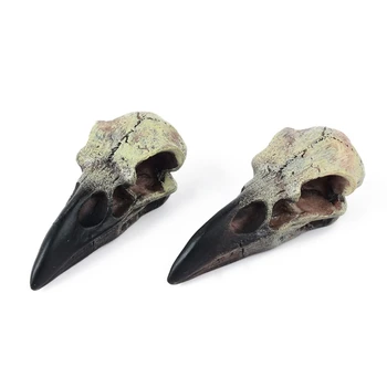готика врана череп огърлица тъмна серия новост скелет огърлица жени подарък