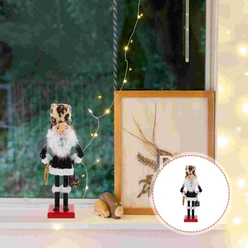 Коледа Лешникотрошачка орнаменти дървени пазаруване дама лешникотрошачка дърво блясък женски купувач лешникотрошачка фигурка декорации