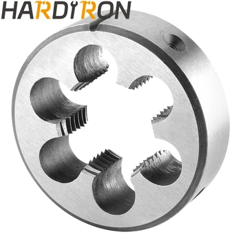 Hardiron метрична M25X0.5 кръгла резба матрица, M25 x 0.5 машина нишка умират дясната ръка