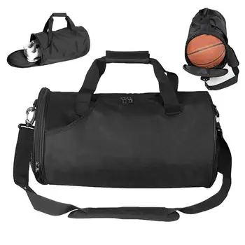 Duffle чанта за мъже тренировка чанта носят на спортна чанта с обувки & мокро отделение многофункционални водоустойчиви малки фитнес Duffel чанта