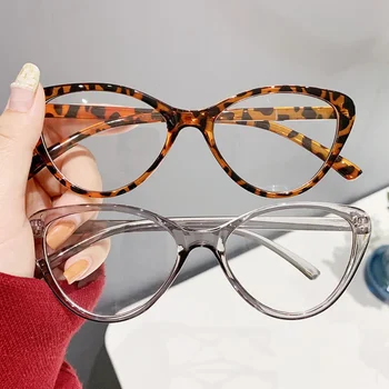 2023 Ретро Котешки очи Миопия Очила Ерсоналност Мода Рамки за очила Студент завършени мъже Оптичен диоптик за очила близо до зрението