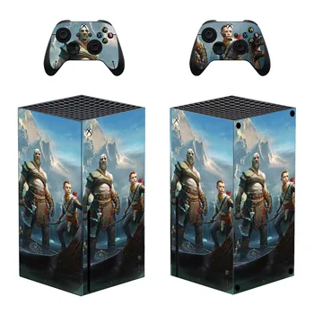 God Of War За Xbox Series X Skin стикер за Xbox Series X Pvc кожи за Xbox Series X винил стикер защитни кожи 1