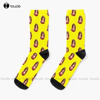 Радио Rebel Деби Райън Meme чорапи дълги черни чорапи унисекс възрастни тийнейджър младежки чорапи дизайн сладък чорапи творчески смешни чорапи