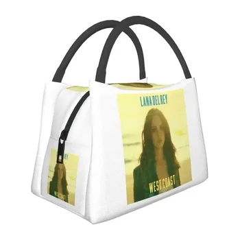 West Coast Lana Del Rey изолирани чанти за обяд за работа офис водоустойчив термичен охладител обяд кутия жени