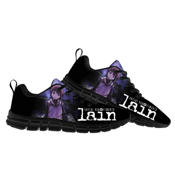 Серийни експерименти Lain спортни обувки карикатура игра мъжки женски тийнейджър деца маратонки висококачествени маратонки по поръчка построен обувки