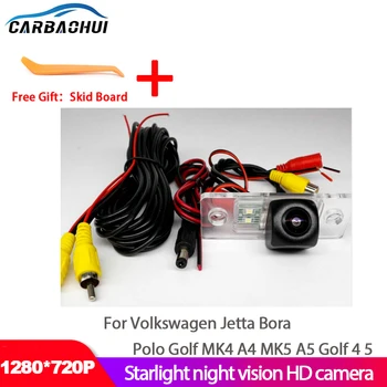 Car Backup Камера за задно виждане Паркинг за автомобили Камера за заден ход Нощно виждане за Volkswagen Jetta Bora Polo Golf MK4 A4 MK5 A5 Golf 4 5