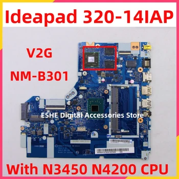 DG424 DG524 NM-B301 За Lenovo Ideapad 320-14IAP Лаптоп дънна платка 5B20P19715 С AMD N3450 N4200 CPU V2G GPU 100% тестван OK