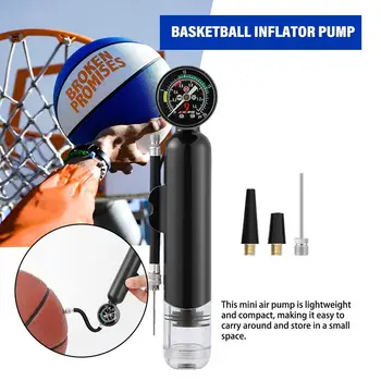 Нова мини помпа баскетбол футбол волейбол многофункционална маса спортни водоустойчив преносим с пластмасова помпа инфлатор Out A4I2
