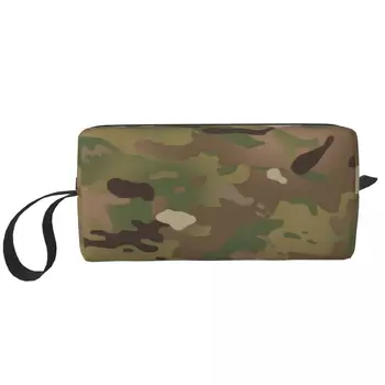 военен камуфлаж грим чанта голяма козметична чанта за мъже жени военни камуфлажни тоалетни чанти аксесоари организатор