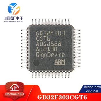 Нов/оригинален GD32F303CGT6 Cortex-M4 32-битов микроконтролер, съвместим с STM32F LQFP-48 единичен чип