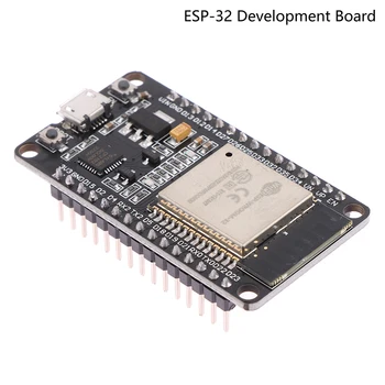 1Pc ESP32 ESP-32S 2.4 GHz безжичен WiFi Bluetooth-съвместим съвет за разработка Micro USB двуядрен