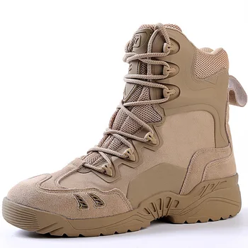 Американски мъжки високи специални тактически ботуши 2023 Combat Desert Land Открит туризъм Работа Мъжки ботуши Мода Ежедневни обувки