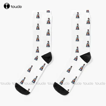 Hasbulla Magomedov Чорапи Дамски спортни чорапи Персонализирани унисекс възрастни тийнейджърски младежки чорапи 360° Мода за дигитален печат Ново