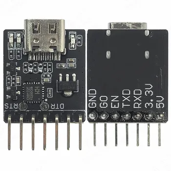 CH9102F Изтегляне на модул Чип програма за изгаряне за ESP32 MINI TYPE-C USB към UART RS232 RS485 сериен порт Изтегли 7Pin