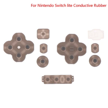 1Set за Nintendo Switch Lite силиконова проводима гумена лява дясна подложка за бутон