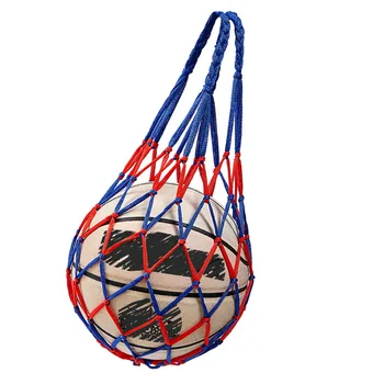 Преносима мрежеста топка чанта тежкотоварни мрежи спортно оборудване топка чанта за фитнес училище плажни клубове