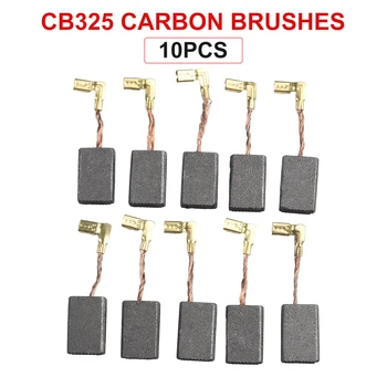 10 бр. Въглеродни четки CB-325 CB325 CB 325 Резервна въглеродна и метална въглеродна четка 194074-2 Части за електроинструменти