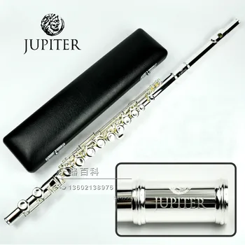 JUPITER JFL-511ES 16 дупки затворени C ключ флейта Cupronickel сребро концерт флейта случай почистване кърпа стик ръкавици подплатени чанта
