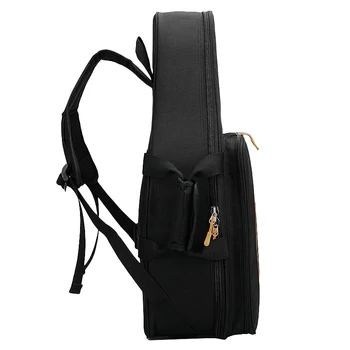 Саксофон Gig чанта Oxford Cloth Alto Sax удебелена раница с двойно рамо и допълнително място за съхранение заредена музика