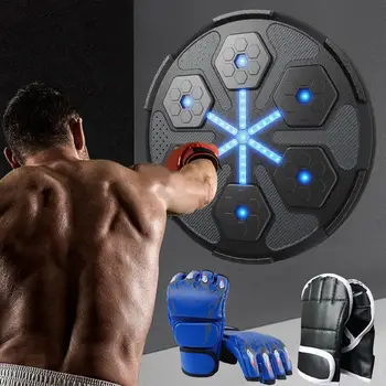 Музикална боксова машина Домакинство с 2 чифта боксови ръкавици за тренировка карате